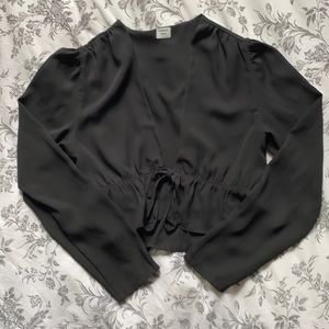 Sunday best front tie long sleeve